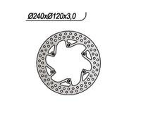 Ng 1024190 Round Brake Disc Argenté