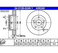 DISQUE DE FREIN NISSAN P. PATHFINDER/PICK UP 4WD 97-05