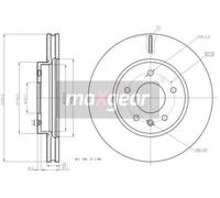 Disques de frein + plaquettes avant CHEVROLET CAPTIVA OPEL ANTARA A 2006-