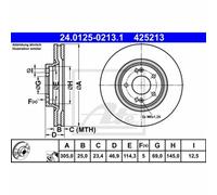DISQUE DE FREIN OPEL T. CORSA C