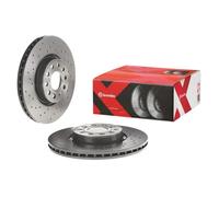 Disque de frein perforé/ventilé de l'intérieur 09.9772.1X BREMBO pour VW AUDI