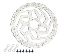 Disque de Frein pour vtt 180mm Montage 6 Résistant Disque de | Acier inoxydable pour durable, montage 6 trous sécurisé, taille 160mm, idéal pour freinage pour avant, résistance(RT26-180mm)