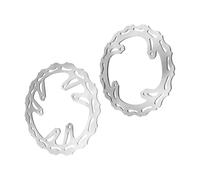 Disque De Frein Rainuré Pour CR125 CR250 2002-2007 CRF250R CRF250X CRF450R 2004-2014 CRF450X 2005-2017 Moto 240MM Disque De Frein Avant Arrière Rotor(Front Rear Kit)