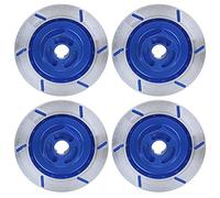 Disque de Frein RC en Alliage d'aluminium Disque Pad Compatible avec 1:10 Voiture RC simulée HSP 94123[Bleu foncé]