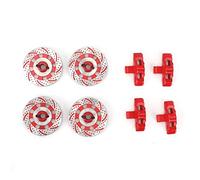 Disque de frein RC, télécommande 1: 7 en alliage d'aluminium, modèle de dérive de disque de frein de roue, décoration de voiture RC pour TRAXXAS Unlimited Desert Racer UDR 1/7 RC Car (Rouge)