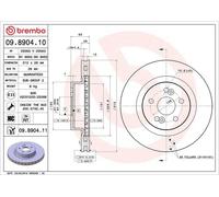 Disque de frein RENAULT CLIO III 2.0 16V Sport 09.8904.11