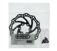 Disque de frein route - vtt 6 trous elvedes 140 mm argent (86 g) -epaisseur 1.8
