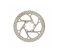 Disque de frein route-vtt 6 trous newton brake 140mm argent (bord rectifie pour la securite)