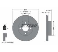 DISQUE DE FREIN ROVER P. 75