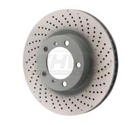 Disque de frein SHW Performance PFR39972 avant, ventilé, à haute teneur en carbone, 1 pièce