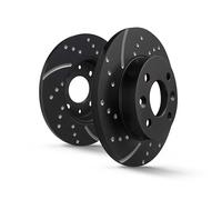 Disque de frein sport EBC Turbo Groove Disc EBC106587 pour Chevrolet Camaro 3 ar