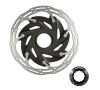 SRAM Disque de frein Centerline Rounded XR Center Lock 2 parties gris/noir 140 mm