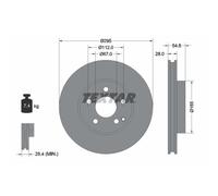 Disque de frein TEXTAR 92115105 avant, ventilé, à haute teneur en carbone, 1 pièce