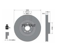 Disque de frein TEXTAR 92122205, 1 pièce