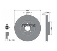 Disque de frein TEXTAR 92149105 avant, ventilé, 1 pièce