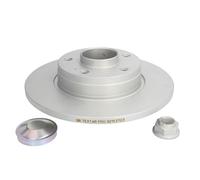 Disque de frein TEXTAR 92153703 arrière, plein, 1 pièce