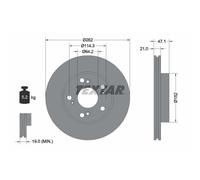 Disque de frein TEXTAR 92175803, 1 pièce