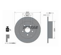 TEXTAR 92222500 Disque de frein