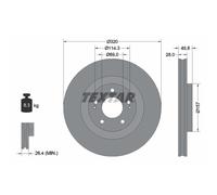 TEXTAR 92306503 Disque de frein