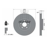 TEXTAR 92334903 Disque de frein