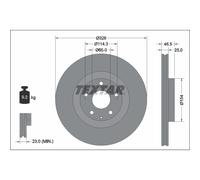 TEXTAR 92337603 Disque de frein