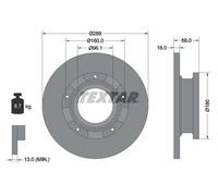 DISQUE DE FREIN TORD T. TRANSIT 14-/CUSTOM 12-