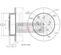 DISQUE DE FREIN TOYOTA P. DYNA 3.0 D4D 06-