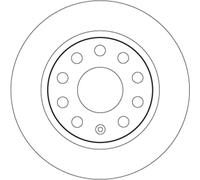 Disque de frein TRW DF6553, 1 pièce