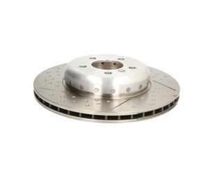 Disque de frein TRW DF6601S arrière, ventilé, rainuré, à haute teneur en carbone, 1 pièce