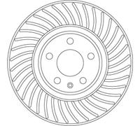 TRW DF6950S Disque de frein pour AUDI