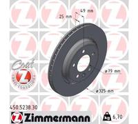 Disque de frein ZIMMERMANN 450.5238.30