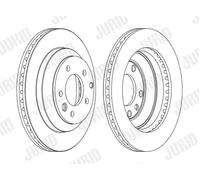 Disque de frein ventilé 562393JC-1 JURID pour PORSCHE VW AUDI