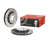 Brembo Disque de frein 09A73811 avant, ventilé, 1 pièce