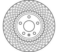 Disque de frein ventilé DF6015S TRW pour AUDI Q5 A5 A5 Sportback A4 B8 Q5 Van