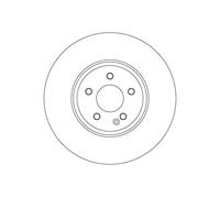 Disque de frein ventilé DF6895S TRW