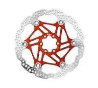 Disque De Frein Ventilé V4 6 Trous 203Mm Rouge HODV4203RO HOPE Freins Vélo