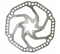 Disque de frein vtt 6 trous newton brakco compatible shimano et autres 203mm arg