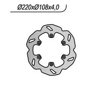 Ng 1024584 Wave Brake Disc Argenté