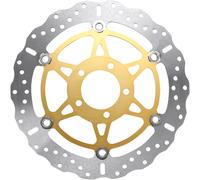 Disque de frein Xc Pro-lite Contour Md Or Argent Ebc Kawasaki Z/zx-6/zx-10 Cf...
