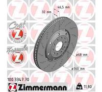 Disque de frein ZIMMERMANN Article : 100.3347.70