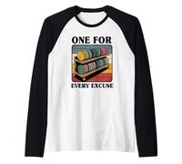 Disque de Golf Amusant One for Every Excuse Disc Golf Manche Raglan