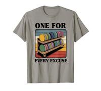 Disque de Golf Amusant One for Every Excuse Disc Golf T-Shirt