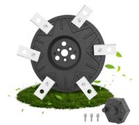 Disque de lame compatible avec Worx Landroid, M500, M700, WR167E WR141E M600, disque de lame renforcé en fibre de verre, plateau de tondeuse robot avec vis (sans lame)