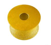 Disque de meulage à profil brasé sous vide à sec avec bord arrondi pour marbre, granit, quartz, béton, mur extérieur avec meuleuse d'angle 100 (40 mm)