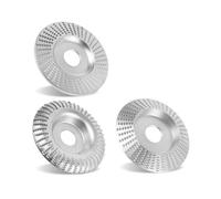 Disque de Meulage de Bois 3 PièCes pour Meuleuse D'Angle 125 mm, Disque de Râpe pour Coupe-Bois, Disques de Meulage pour Meuleuse