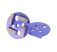 Disque de meulage diamanté à quatre segments de 4 pouces, disque de polissage for sol en béton, meule abrasive PCD, compatible avec la pierre(80)