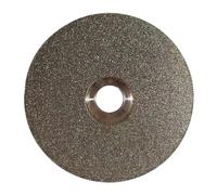 Disque de meulage diamanté double face de 100 mm for le polissage des pierres précieuses et de la céramique- Meule lapidaire abrasive durable(320Grit)