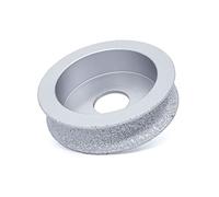 disque de meulage diamanté pour bords, Meule diamantée à bord arrondi brasée sous vide for le profilage des bords de pierre et granit
