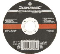 Disque de meulage en corindon renforcé de fibre de verre, plat, Ø115x1mm
