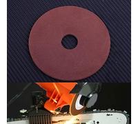 Disque de meulage pour tronçonneuse - Taille 105 mm - Pour chaîne de 9,5 mm et pas de 325 mm - Convient pour les tâches de coupe et de polissage des bords de scie à chaîne